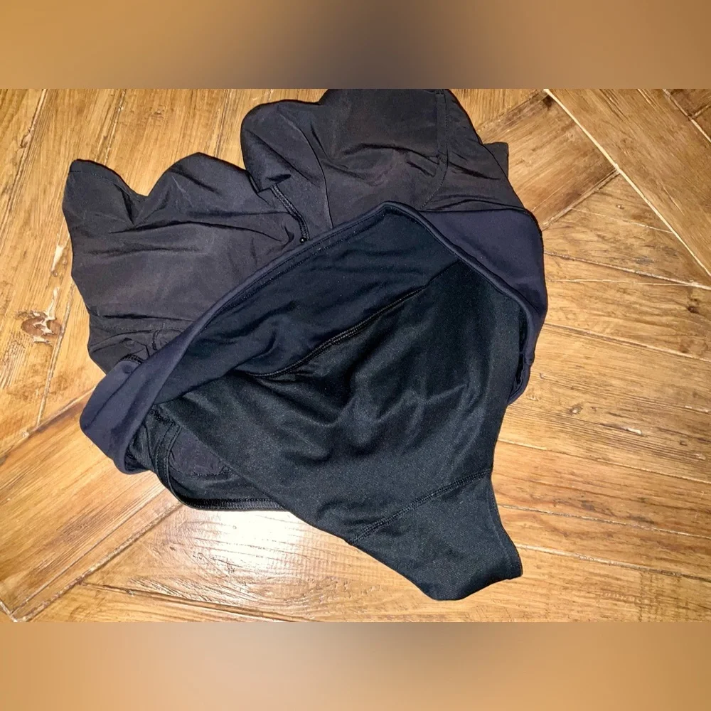 Lululemon Black Run Times Athletic Running Shorts Size 6